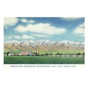  Draper, Utah, View of Allens Ranch, Wasatch Mountains in 