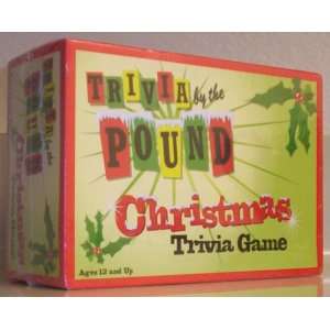  Trivia by the Pound Christmas Trivia Game: Toys & Games