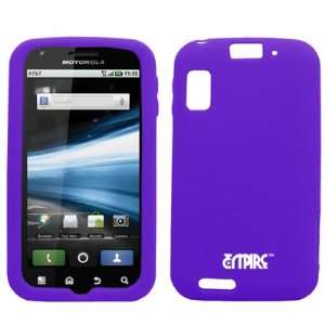  EMPIRE Purple Silicone Skin Cover Case for AT&T Motorola 