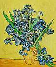 Van Gogh Irises in a Vase Hand Painted Oil Painting Canvas Art Repro 