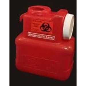 Plastic Container Leakproof (Red) Unit Size 1.0 Gallon, Sold in 32 