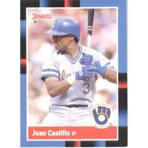  1988 Donruss # 363 Juan Castillo Milwaukee Brewers 