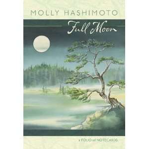 Molly Hashimoto Full Moon Notecard Folio, 10 Blank Greeting Cards 
