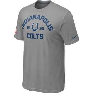 Indianapolis Colts Heathered Grey Nike Arch T Shirt  