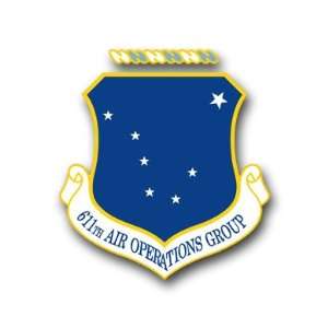  US Air Force 611th Air Operations Group Decal Sticker 5.5 