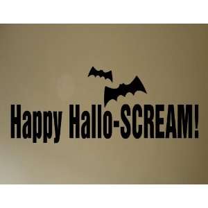  Halloween Decoration Wall Decals Happy Hallo scream 