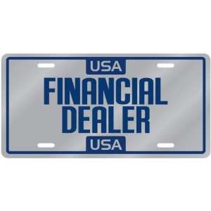  New  Usa Financial Dealer  License Plate Occupations 