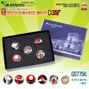  Hanafuda WuGuang golf ball marker Magnet Clips Gifts Set 