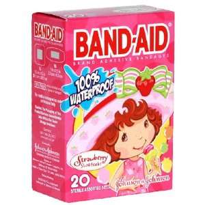 Band Aid Adhesive Bandages, Sterile, Assorted Sizes, Strawberry 