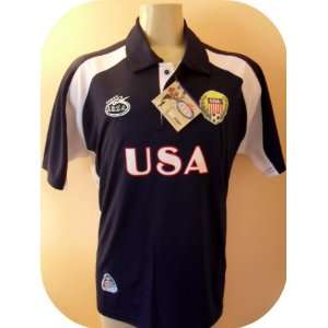  USA POLO SHIRT BY ARZA SIZE ADULT MEDIUM NEW.EXCELLENT 