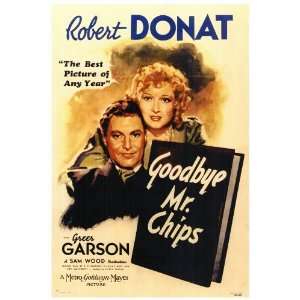  Goodbye Mr. Chips (1939) 27 x 40 Movie Poster Style A 