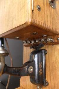 Julius Andrae Antique Crank Wall Telephone Vintage Rare Phone Mount 