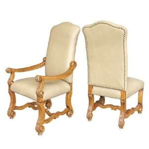   21621 866 Canterfield Leather Upholstered Arm Chairs