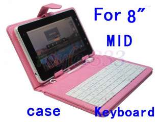 USB keyboard+case for 8 Epad Apad android tablet PC P  