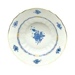 Herend Chinese Bouquet Blue Rim Soup Bowl  Kitchen 