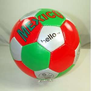   Soccer Ball   Red, White & Green Mexico Design: Sports & Outdoors