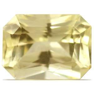   98 Carat Untreated Loose Yellow Sapphire Emerald Cut Gemstone Jewelry