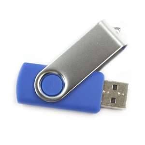  16GB USB2.0 Flash Memory Drive Thumb Swivel Design Blue 