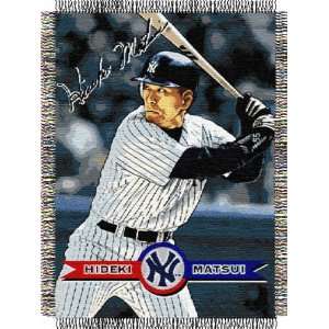 New York Yankees Hideki Matsui 48x60 Players Tapestry Throw  