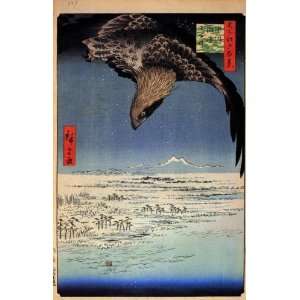   Art Utagawa Hiroshige Fukagawa Susaki and Jumantsubo