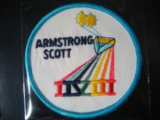 Official NASA Gemini 8 Space Mission Patch Card  