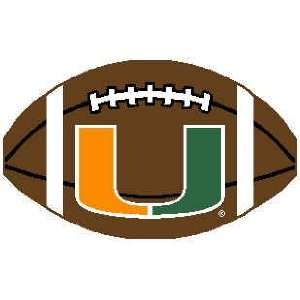  Miami Hurricanes ( University Of ) NCAA 2x3 ft Football 