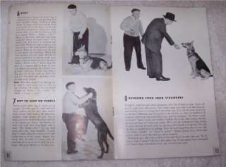 1950 PET LOT BOOK DOG TRICK CIRCUS PAPER CARTOON PHOTO VTG EQUITABLE 