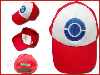 Blue Cap Pokemon Ash Katchum Anime Cosplay Sun Hat  