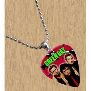  Green Day Planes Premium Guitar Pick Necklace Musical 