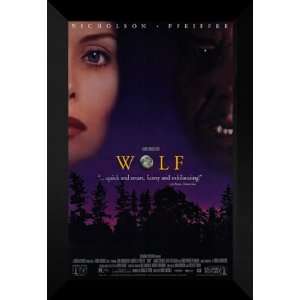  Wolf 27x40 FRAMED Movie Poster   Style A   1994