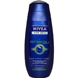  Nivea for Men Nivea for Men Hair & Body Wash, Energy 16.9 