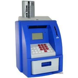  ATM Machine Savings Bank with Built in Clock Alarm 