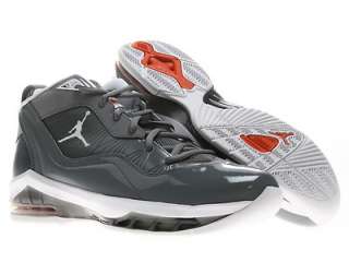 Nike Air Jordan Melo M8 Cool Grey/White Orange Mens Basketball Shoes 