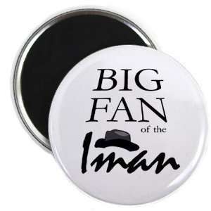   Clam Big Fan Of The Iman Imus 2.25 Fridge Magnet: Home & Kitchen