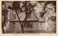 Stony Point NY Rockland Co Church Building Postcard N Y  