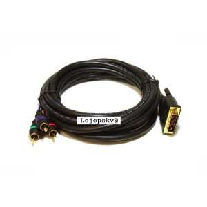  DVI I to 3 RCA component cable   12ft: Everything Else