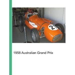  1958 Australian Grand Prix: Ronald Cohn Jesse Russell 
