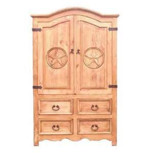  Sierra Armoire with 4 Dr with Star