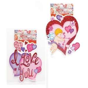  Its In The Bag 83427 Valentines Day Deluxe Window Cling 