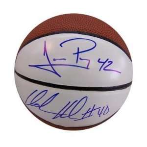 Udonis Haslem And James Posey Signed Mini Basketball
