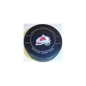  Colorado Avalanche NHL Hockey Official Game Puck 2009 2010 