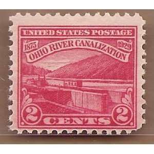  Postage Stamps US Ohio River Canalization Issue Sc 681 