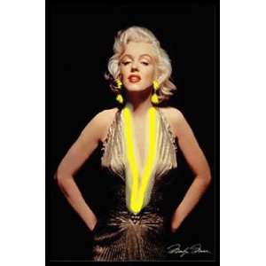  Marilyn Monroe Necklace Neon/LED Poster