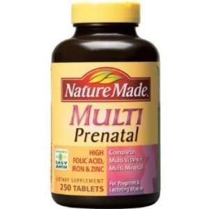  Nature Made  Multi Prenatal, 250 Tablets Health 