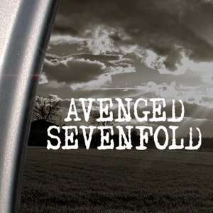 Avenged Sevenfold Decal Rock Band Window Sticker