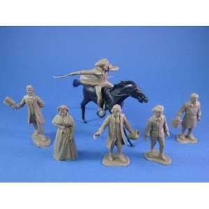    Marx Johnny Tremain Playset 54mm Colonial Characters Toys & Games