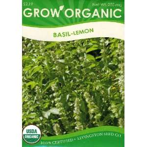  Basil   Organic Lemon Patio, Lawn & Garden