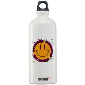    Sigg Water Bottle 1.0L Recycle Symbol Smiley Face 