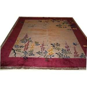  Awesome Antique 8x10 Nichol Quality Chinese Art Deco Rug 