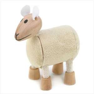   Of 5 Childs Toy Anamalz Posable Figure Wooden Sheep